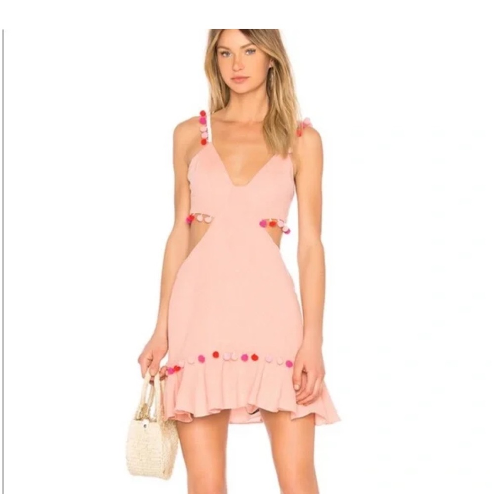 Majorelle Capsize dress in teaberry